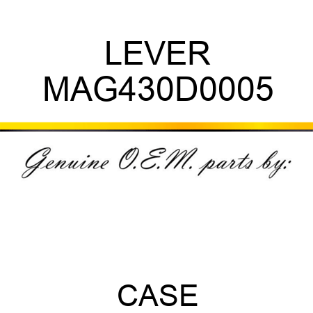 LEVER MAG430D0005