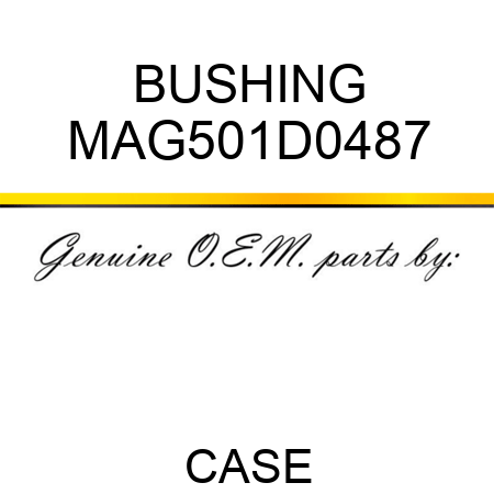 BUSHING MAG501D0487