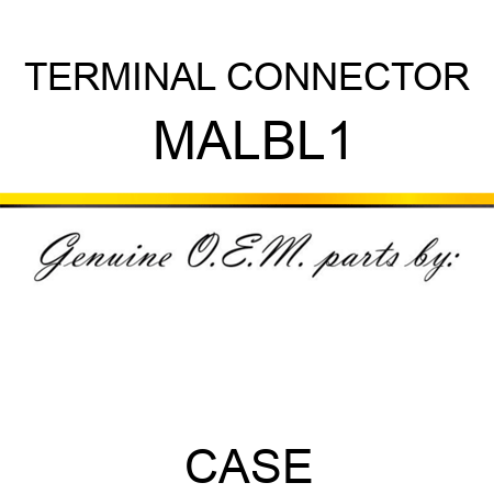 TERMINAL CONNECTOR MALBL1