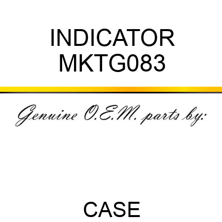 INDICATOR MKTG083
