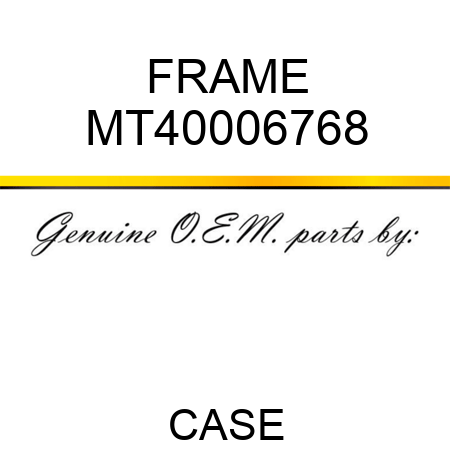 FRAME MT40006768