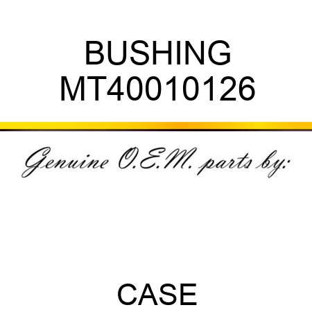 BUSHING MT40010126
