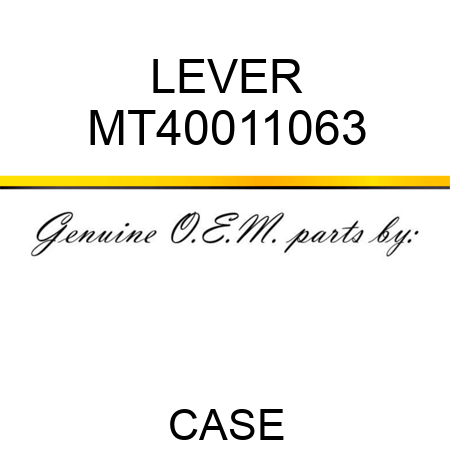 LEVER MT40011063