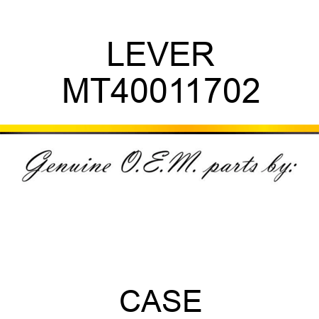 LEVER MT40011702