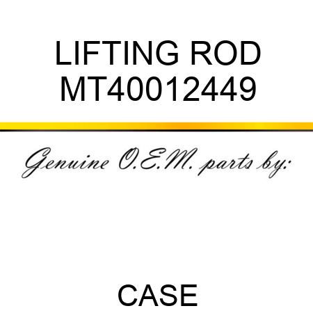 LIFTING ROD MT40012449
