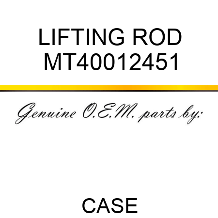 LIFTING ROD MT40012451