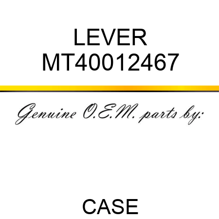LEVER MT40012467