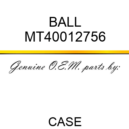 BALL MT40012756