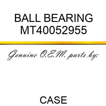 BALL BEARING MT40052955
