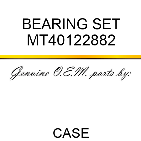 BEARING SET MT40122882