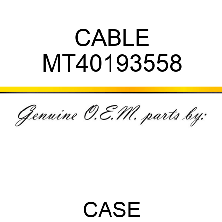 CABLE MT40193558