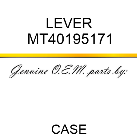 LEVER MT40195171