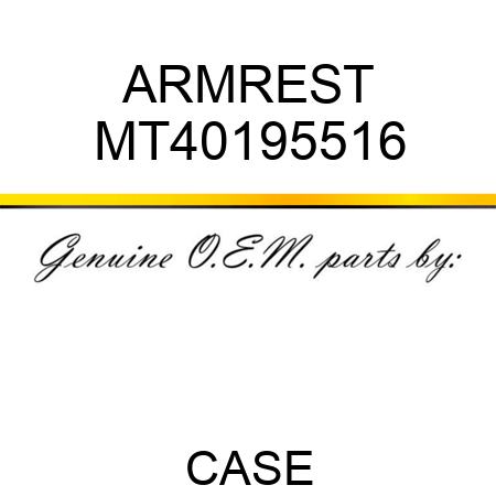 ARMREST MT40195516