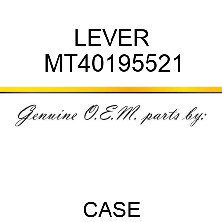 LEVER MT40195521
