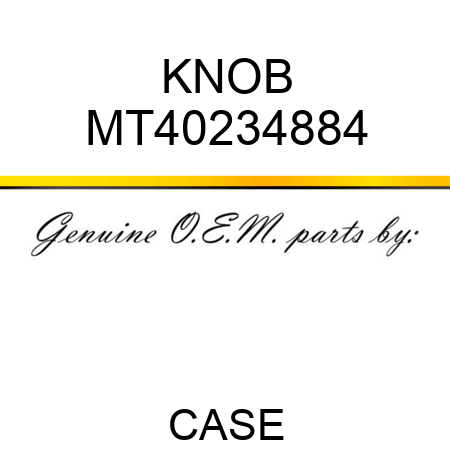 KNOB MT40234884