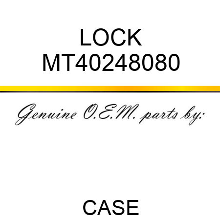 LOCK MT40248080