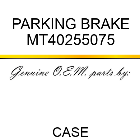 PARKING BRAKE MT40255075