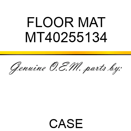 FLOOR MAT MT40255134