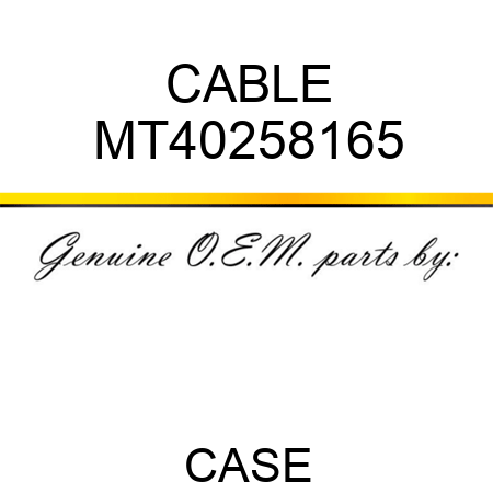 CABLE MT40258165