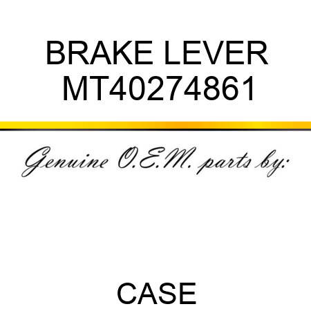 BRAKE LEVER MT40274861