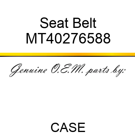 Seat Belt MT40276588