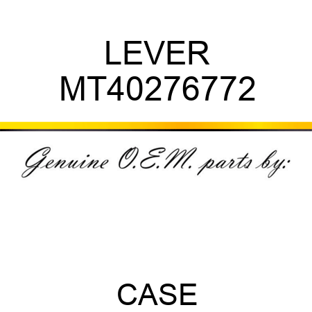 LEVER MT40276772