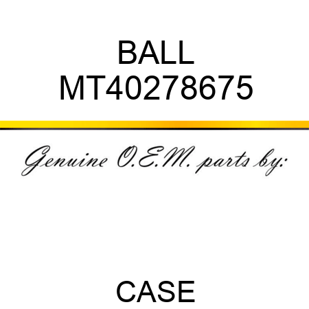 BALL MT40278675