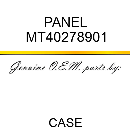 PANEL MT40278901