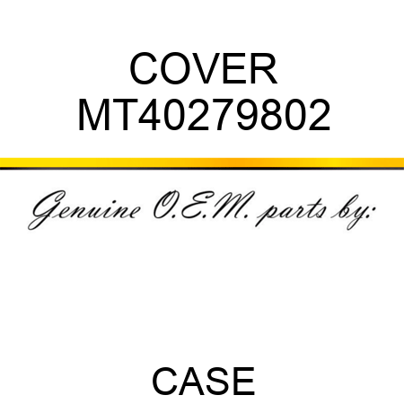 COVER MT40279802