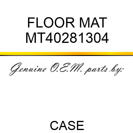 FLOOR MAT MT40281304