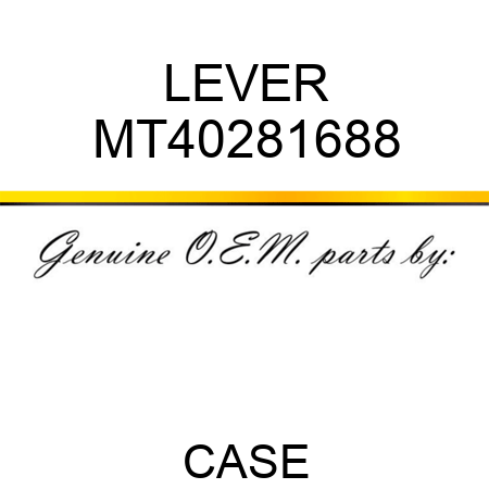 LEVER MT40281688