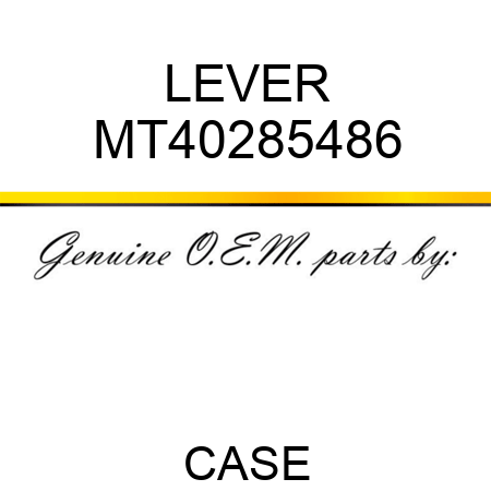 LEVER MT40285486
