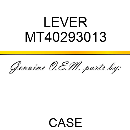 LEVER MT40293013