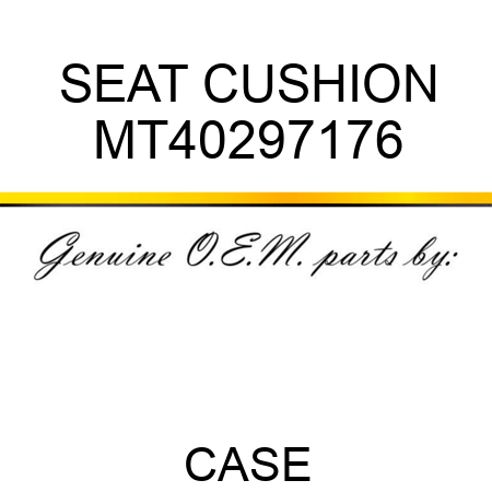 SEAT CUSHION MT40297176