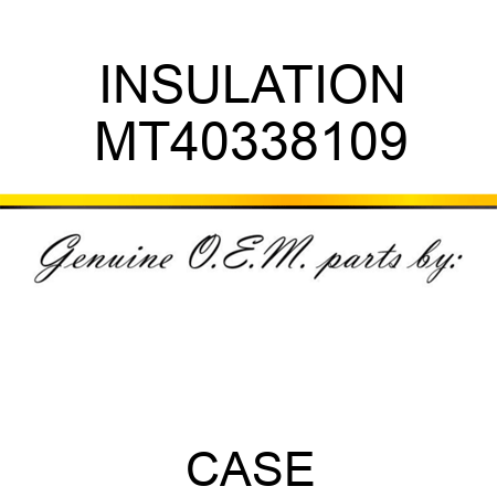 INSULATION MT40338109