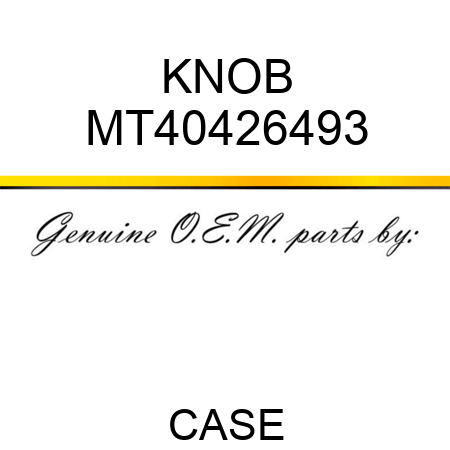 KNOB MT40426493