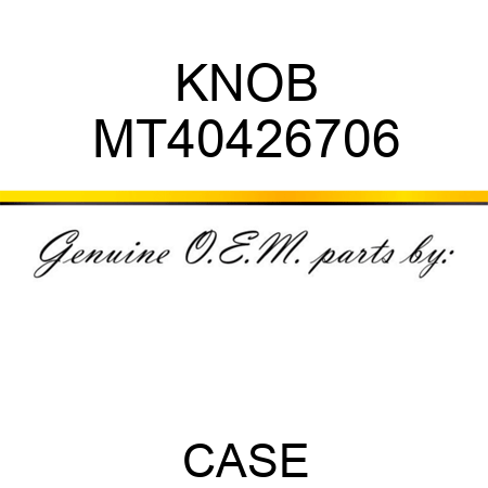 KNOB MT40426706