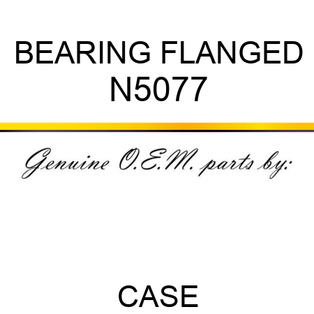 BEARING, FLANGED N5077