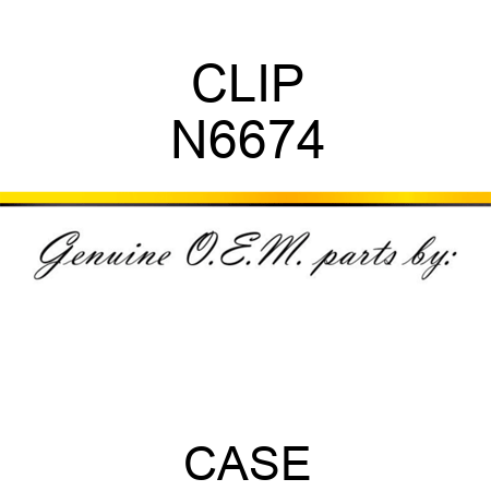 CLIP N6674