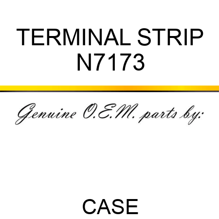 TERMINAL STRIP N7173