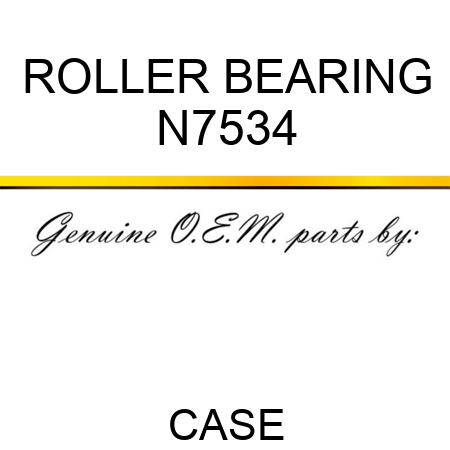 ROLLER BEARING N7534