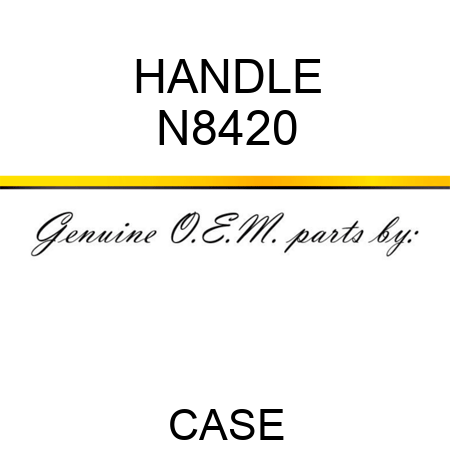 HANDLE N8420
