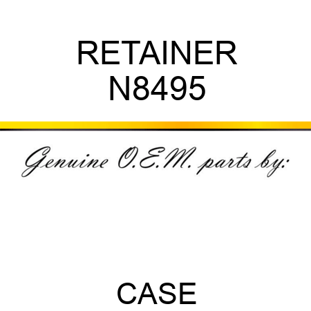 RETAINER N8495