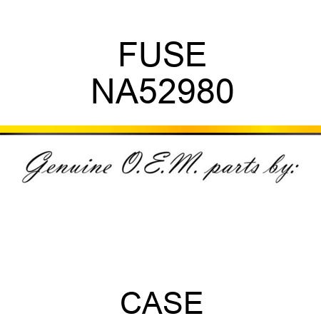 FUSE NA52980