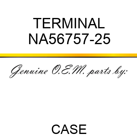 TERMINAL NA56757-25