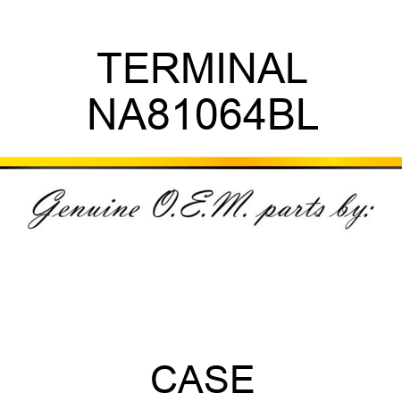 TERMINAL NA81064BL