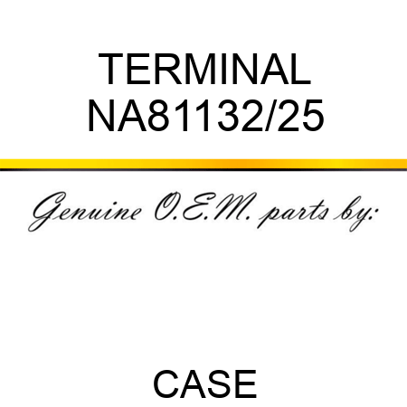TERMINAL NA81132/25