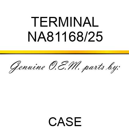 TERMINAL NA81168/25