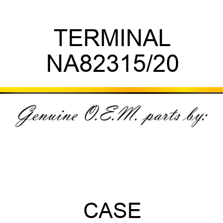 TERMINAL NA82315/20