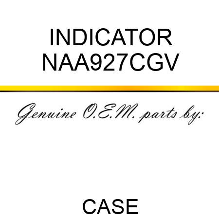INDICATOR NAA927CGV